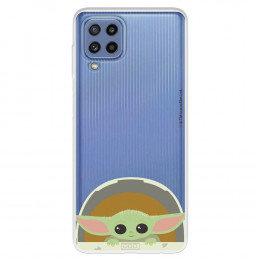 Funda para Samsung Galaxy M32 Oficial de Star Wars Baby Yoda Sonrisas - The Mandalorian