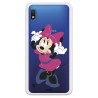 Funda para Samsung Galaxy A10 Oficial de Disney Minnie Rosa - Clásicos Disney