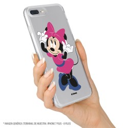 Funda para Samsung Galaxy A10 Oficial de Disney Minnie Rosa - Clásicos Disney