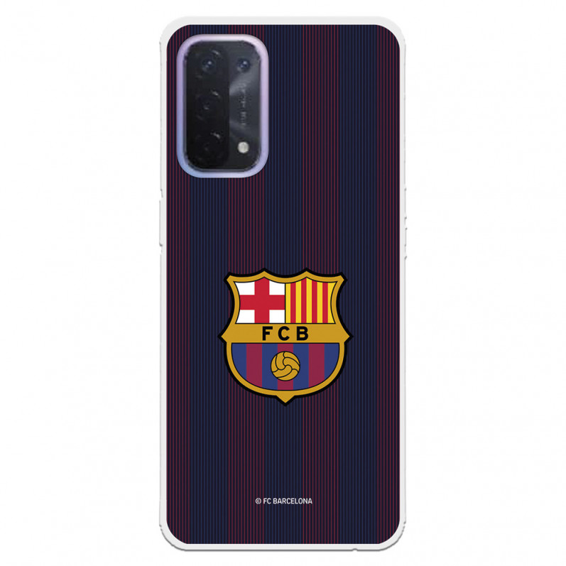Fundaara Oppo A54 5G del Barcelona Rayas Blaugrana - Licencia Oficial FC Barcelona