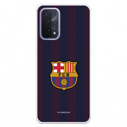 Fundaara Oppo A74 5G del Barcelona Rayas Blaugrana - Licencia Oficial FC Barcelona