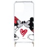 Funda Mickey y Minnie Beso Colgante - Clásicos Disney para iPhone 13 Mini