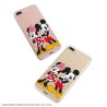 Funda para Samsung Galaxy A10 Oficial de Disney Mickey y Minnie Posando - Clásicos Disney