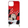 Funda Funda Minnie Fondo Rojo Colgante - Clásicos Disney para iPhone 13