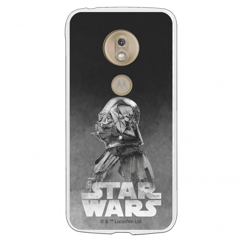 Carcasa Oficial Star Wars Darth Vader negro para Motorola Moto G7 Play- La Casa de las Carcasas