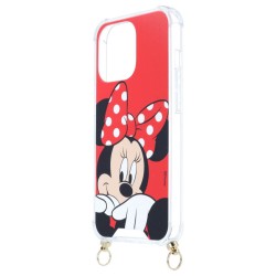 Funda Funda Minnie Fondo Rojo Colgante - Clásicos Disney para iPhone 13 Pro