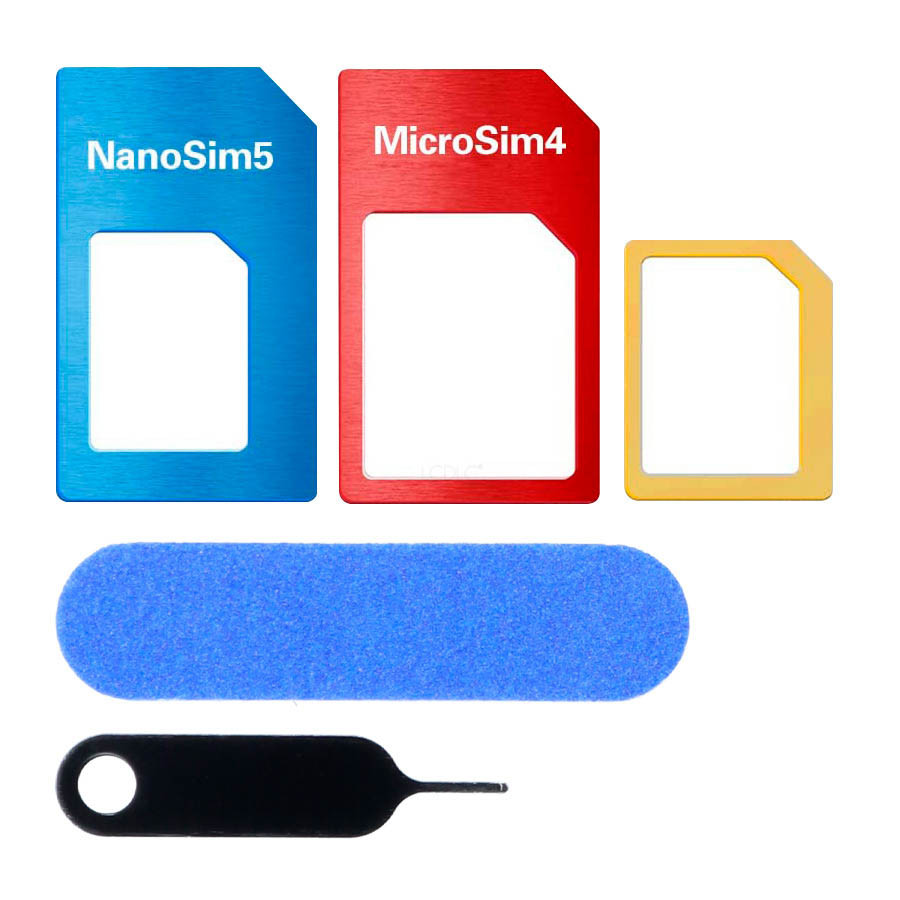 Adaptateur de Carte SIM Nano et Micro SIM Chip et Extracteur de Carte