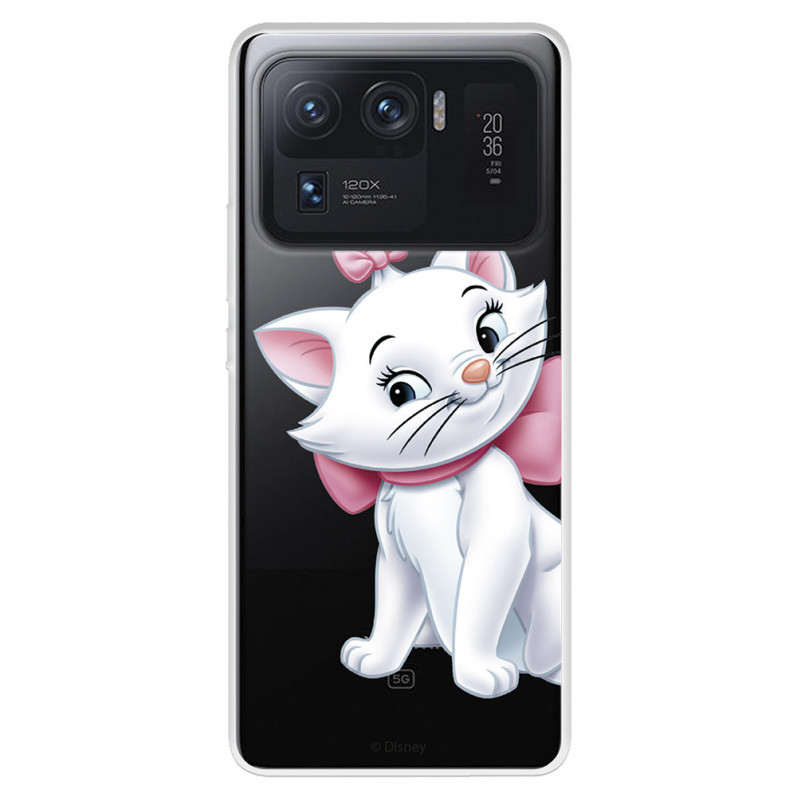 Coque pour Xiaomi Mi 11 Ultra Officielle de Disney Marie Silhouette - Les Aristochats