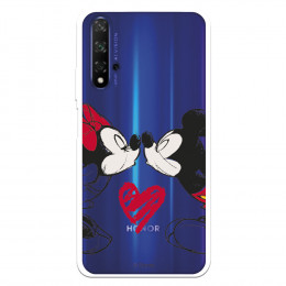Fundaara Huawei Nova 5T Oficial de Disney Mickey y Minnie Beso - Clásicos Disney