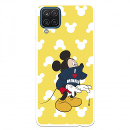Funda para Samsung Galaxy M12 Oficial de Disney Mickey I Love Minnie - Clásicos Disney