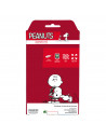 Funda para Oppo Reno4 5G Oficial de Peanuts Snoopy rayas - Snoopy