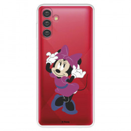 Funda para Samsung Galaxy A13 5G Oficial de Disney Minnie Rosa - Clásicos Disney