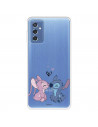 Funda para Samsung Galaxy M52 5G Oficial de Disney Angel & Stitch Beso - Lilo & Stitch