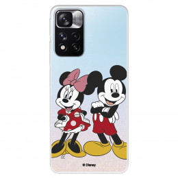 Funda para Xiaomi Redmi Note 11 Oficial de Disney Mickey y Minnie Posando - Clásicos Disney