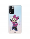 Funda para Xiaomi Redmi Note 11 Oficial de Disney Minnie Rosa - Clásicos Disney