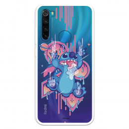 Funda para Xiaomi Redmi Note 8 2021 Oficial de Disney Stitch Graffiti - Lilo & Stitch
