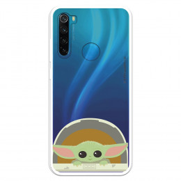 Funda para Xiaomi Redmi Note 8 2021 Oficial de Star Wars Baby Yoda Sonrisas - The Mandalorian