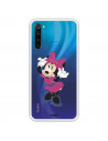 Funda para Xiaomi Redmi Note 8 2021 Oficial de Disney Minnie Rosa - Clásicos Disney