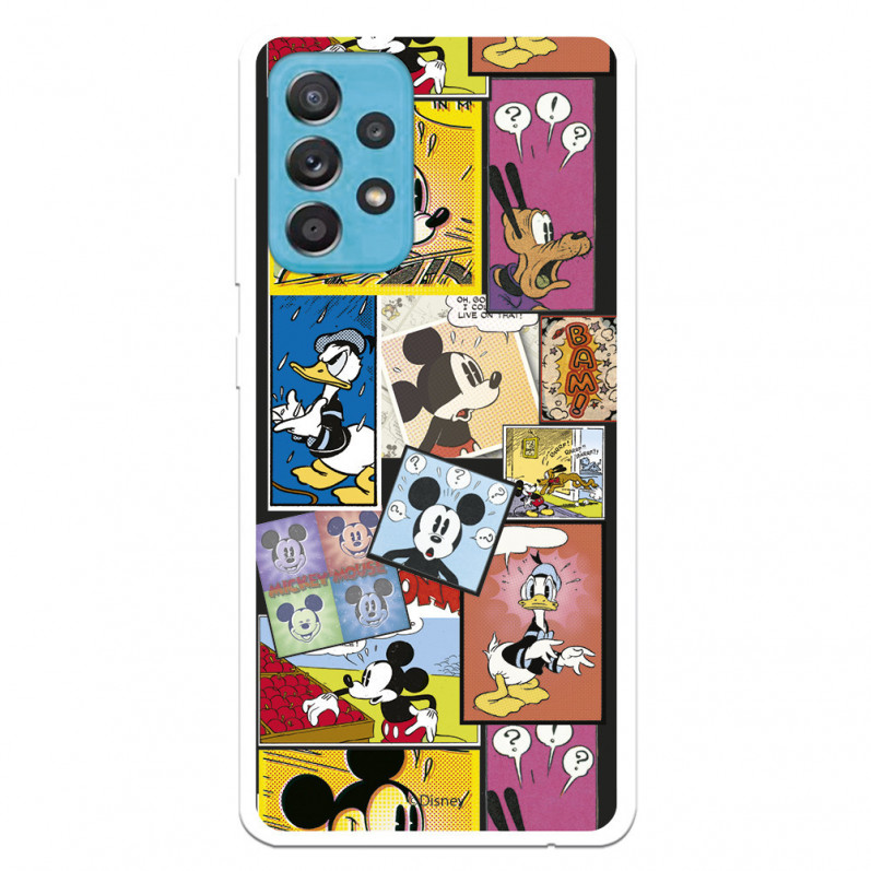 Funda para Samsung Galaxy A52S 5G Oficial de Disney Mickey Comic - Clásicos Disney