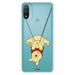 Funda para Motorola Moto E40 Oficial de Disney Winnie  Columpio - Winnie The Pooh