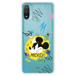 Funda para Motorola Moto E40 Oficial de Disney Mickey Mickey Urban - Clásicos Disney