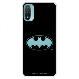 Funda para Motorola Moto E40 Oficial de DC Comics Batman Logo Transparente - DC Comics