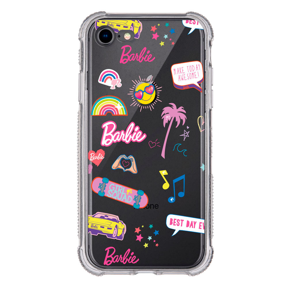 Funda para iPhone 7 Plus Oficial de Mattel Barbie Stickers - Barbie
