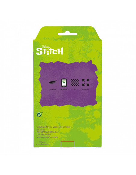 Coque pour iPhone 13 Mini Officielle de Disney Angel & Stitch Bisou - Lilo  & Stitch