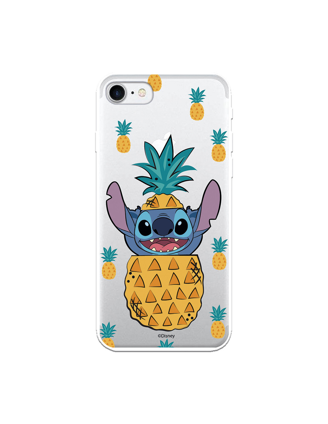 Coque pour iPhone 7 Officielle de Disney Ananas - & Stitch