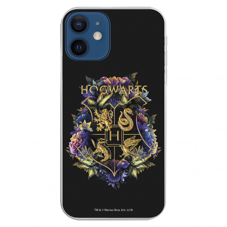Coque pour iPhone 12 Pro Officielle de Harry Potter Poudlard Floral - Harry Potter