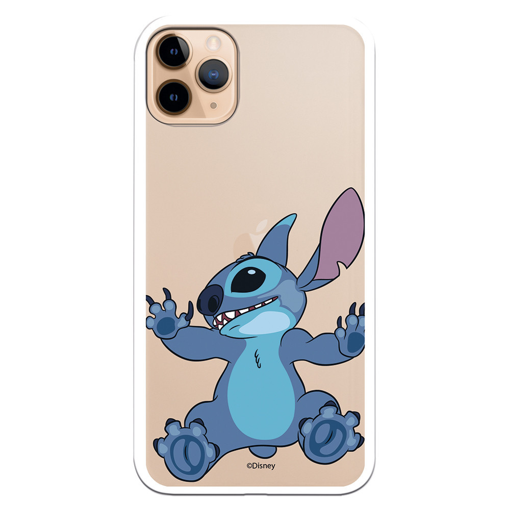 Coque pour iPhone 11 Pro Max Officielle de Disney Stitch Entrain de Monter  - Lilo & Stitch