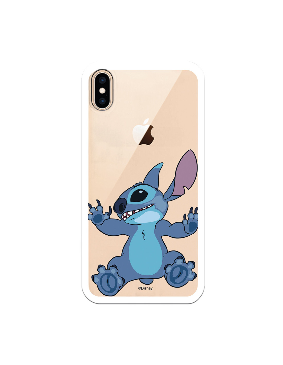 Coque pour iPhone XS Max Officielle de Disney Stitch Entrain de Monter -  Lilo & Stitch