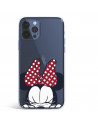 Coque pour iPhone 12 Pro Officielle de Disney Minnie Visage - Classiques Disney