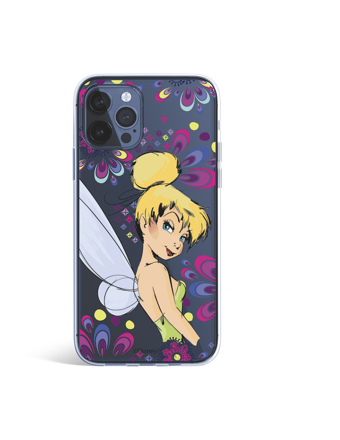 Coque iPhone 11 Pro Max Disney Officielle Fée Clochette Fleurs – Peter Pan
