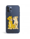 Coque pour iPhone 12 Pro Max Officielle de Disney Simba et Nala Silhouette - Le Roi Lion