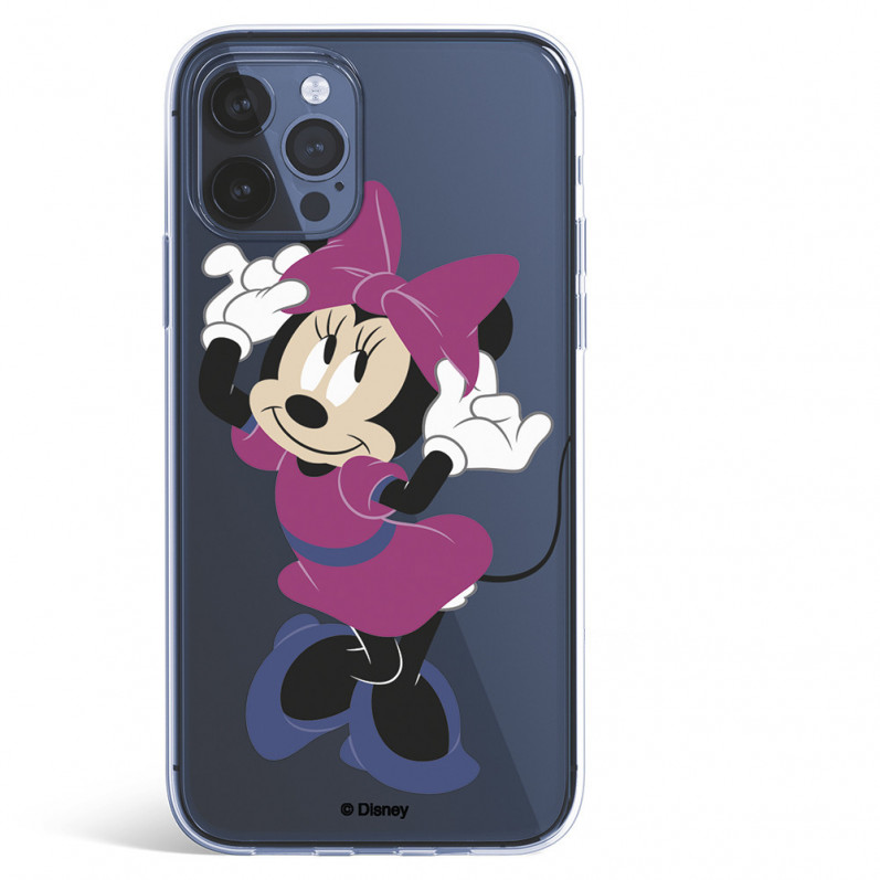 Coque pour iPhone 12 Pro Officielle de Disney Minnie Rose - Classiques Disney