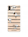 Coque pour iPhone XS Max Officielle de Peanuts Snoopy Lignes - Snoopy