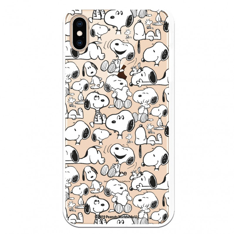 Coque pour iPhone XS Max Officielle de Peanuts Snoopy Silhouettes - Snoopy