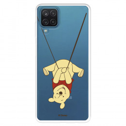 Funda para Samsung Galaxy M22 Oficial de Disney Winnie  Columpio - Winnie The Pooh