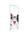 Funda Mickey y Minnie Beso Colgante - Clásicos Disney para iPhone 13 Pro Max