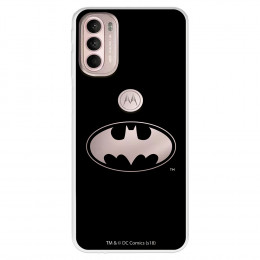 Funda para Motorola Moto G41 Oficial de DC Comics Batman Logo Transparente - DC Comics