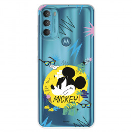 Funda para Motorola Moto G71 5G Oficial de Disney Mickey Mickey Urban - Clásicos Disney
