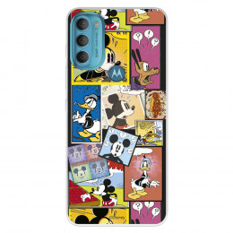 Funda para Motorola Moto G71 5G Oficial de Disney Mickey Comic - Clásicos Disney