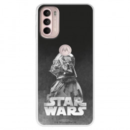Funda para Motorola Moto G31 Oficial de Star Wars Darth Vader Fondo negro - Star Wars