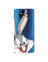Coque pour Xiaomi Poco X3 Pro Officielle de Warner Bros Bugs Bunny Silhouette Transparente - Looney Tunes