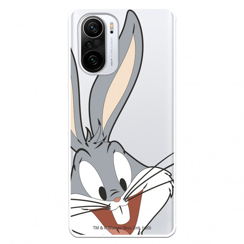 Coque pour Xiaomi Mi 11i Officielle de Warner Bros Bugs Bunny Silhouette Transparente - Looney Tunes