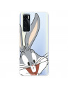 Coque pour Vivo Y70 Officielle de Warner Bros Bugs Bunny Silhouette Transparente - Looney Tunes
