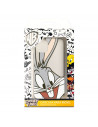 Coque pour Vivo X60 Pro Officielle de Warner Bros Bugs Bunny Silhouette Transparente - Looney Tunes