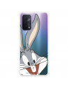 Coque pour Oppo A54 5G Officielle de Warner Bros Bugs Bunny Silhouette Transparente - Looney Tunes