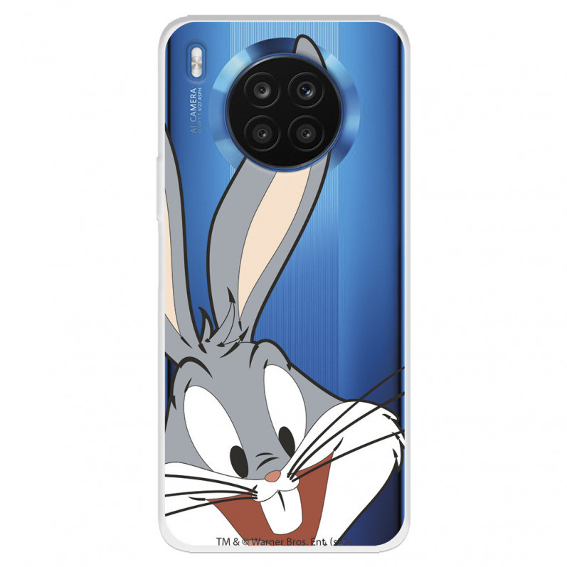 Coque pour  Honor 50 Lite Officielle de Warner Bros Bugs Bunny Silhouette Transparente - Looney Tunes